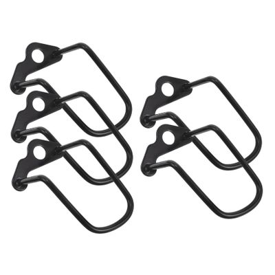 Milisten 5-Piece Mountain Bike Derailleur Guard, Black Zinc Alloy