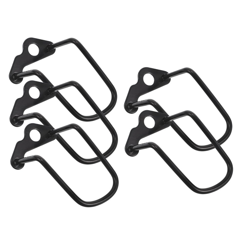 Milisten 5-Piece Mountain Bike Derailleur Guard, Black Zinc Alloy