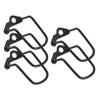 Milisten 5-Piece Mountain Bike Derailleur Guard, Black Zinc Alloy view 1