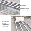 LNNW Lightweight Gravity Conveyor, Non-Powered Roller Chute, Stainless Steel Frame, ABS Rollers, Silver, 40 cm W x 250 cm L view 4
