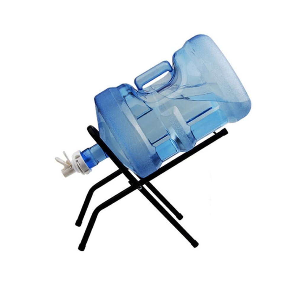 Lurrose Foldable Water Bucket Holder for Outdoor Use, Water Dispenser and Drinking Fountain Stand