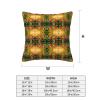 Safflower Green Leaf Home Brilliant Decorative Pillow Cover, Soft Polyester, Square, for Couch Decor view 4