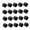 Toyvian 20-Piece Black Rod Caps for Foosball Tables view 1