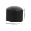 Toyvian 20-Piece Black Rod Caps for Foosball Tables view 2