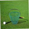Alipis Golf Ball Holders, 2-Pack, Green Plastic, with Handle, Holds 75 Balls view 4