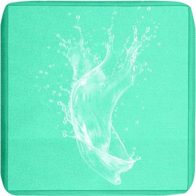 UWOBTN Outdoor Sofa Seat Cushion Cover, Waterproof, Zippered, 50 x 45 x 10 cm