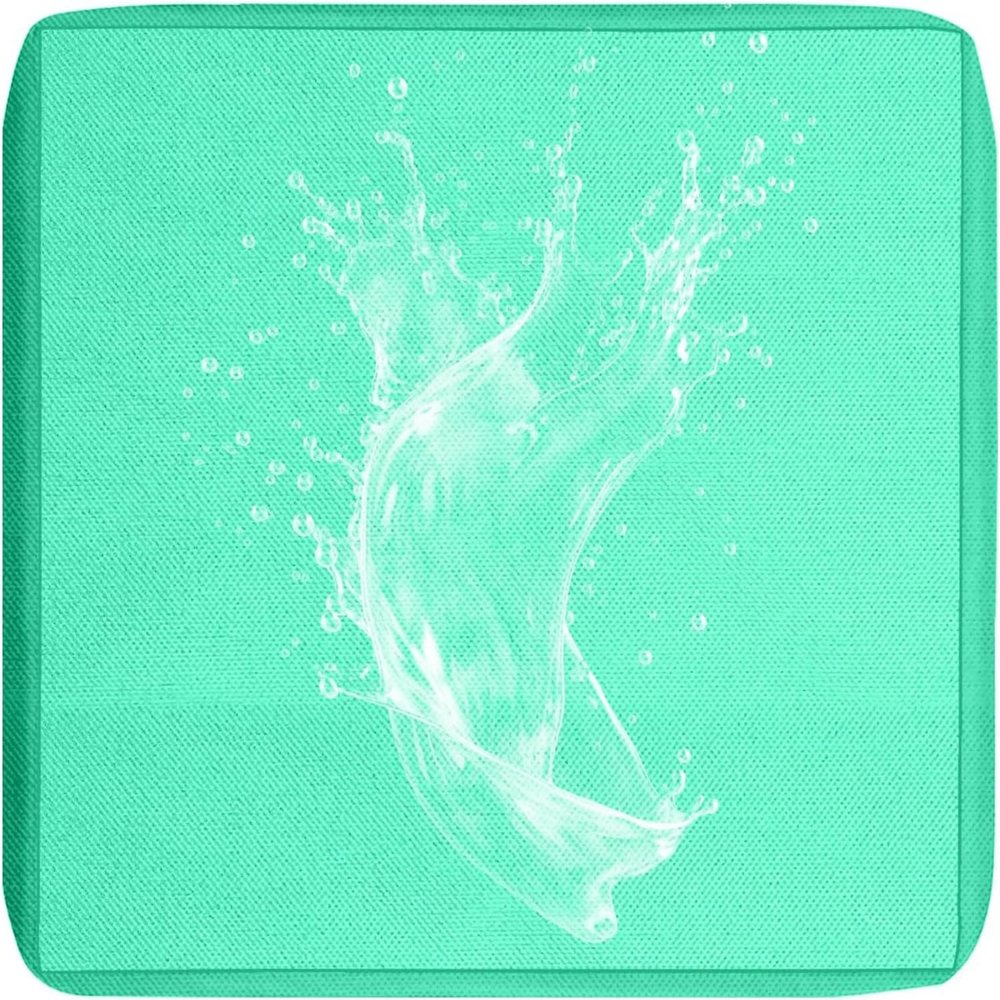 UWOBTN Outdoor Sofa Seat Cushion Cover, Waterproof, Zippered, 50 x 45 x 10 cm