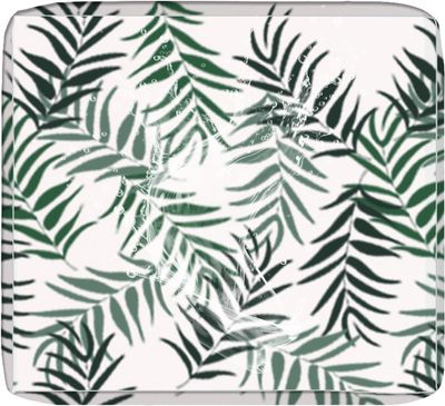 UWOBTN 1/2/4-Pc. Outdoor Sofa Seat Cushion Covers, Waterproof Zippered Covers, Removable Garden Cushion Covers (A31, 50 x 55 x 10 cm, 1 pc.)