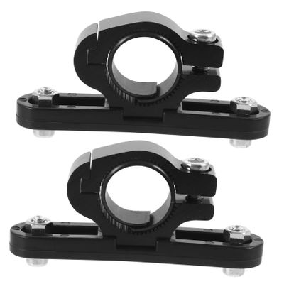 JUMPLAWN 2-Piece Bicycle Bottle Holder Clamp, Durable Alloy Mounting Adapter for Seatposts and Handlebars, Universal Water Bottle Holder for Road and Mountain Bikes