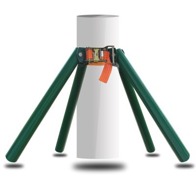 WLCGYD 40 mm Metal Tree Stakes, Adjustable Tree Support Set, 1.3 m/4.2 ft
