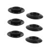 Drip Rings for Paddles, 6-Piece Set, Plastic, Black, for Kayaks and Canoes view 1