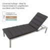 HAVE A SEAT Living Flair Sun Lounger Cushion, 200 x 70 cm – Soft, Thin, Universal, Weatherproof, Washable up to 95°C – Made in Germany (Gray/Anthracite) view 4