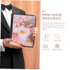 MAGICLULU Transparent PVC Menu Cover with Insert Pocket view 3