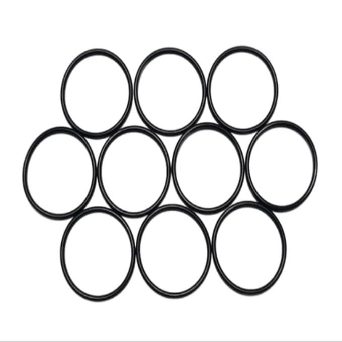 Premium NBR70 O-Rings, Carbon Black, 50-Pack, 39 x 2.5 mm