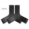 Fin Retention Straps with Triangle Design, Silicone, XL (42–45), Black view 2