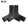 Fin Retention Straps with Triangle Design, Silicone, XL (42–45), Black view 4
