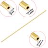 GPDNBIEU Metal Brass Round Tubes, Copper Foil (1.6 mm Inside Diameter) view 2
