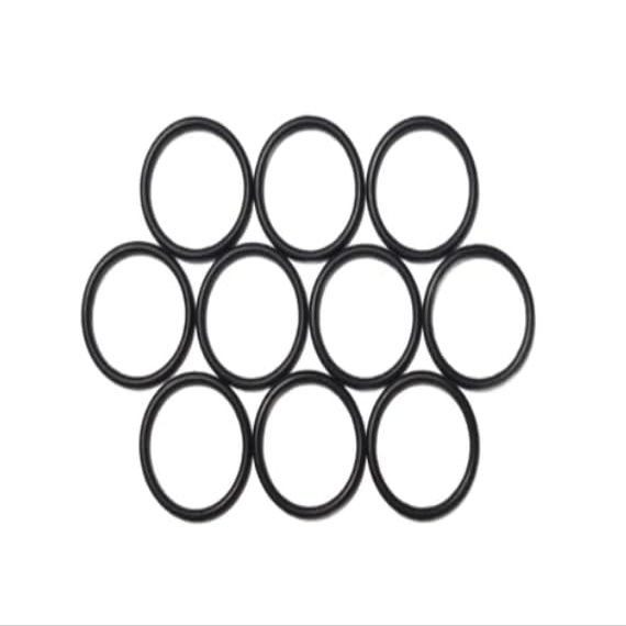 Single Premium NBR70 O-Rings in Carbon Black, Sealing Rings (10 pcs, 10 x 1.5)