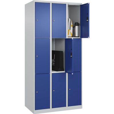 C+P Furniture Systems | Classic Plus 3-Compartment Locker Cabinet