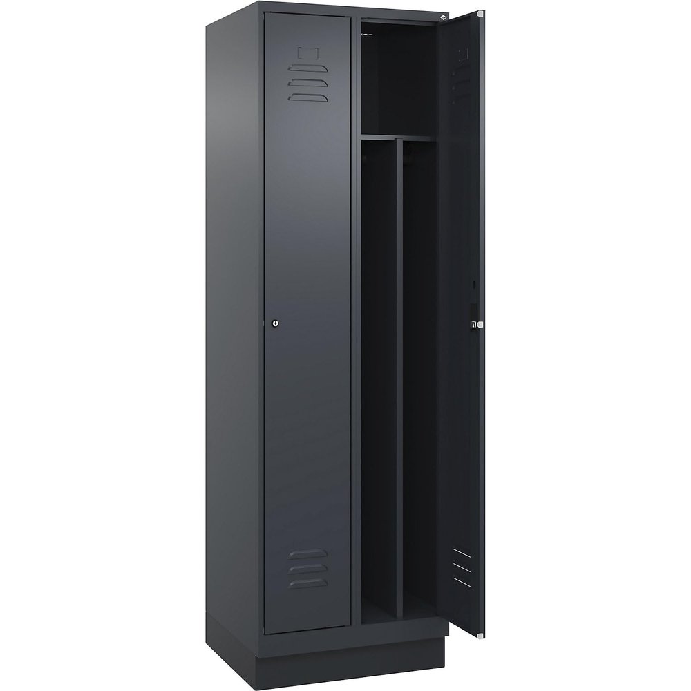 C+P Classic Plus Locker, Black and White