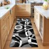 Modern Non-Slip Washable Runner Rug for Hallway or Kitchen, 70 x 150 cm view 3