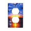 ZhaoYuGoods Elegant Dolphin Duplex Outlet Covers, Premium Standard-Size Wall Plates for Home and Office view 1