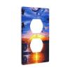 ZhaoYuGoods Elegant Dolphin Duplex Outlet Covers, Premium Standard-Size Wall Plates for Home and Office view 2
