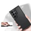MFAOSHI Magnetic Case for Samsung Galaxy S25 Ultra/S25 Plus/S25, Detachable Wallet Card Holder, Slim Leather Case, Black, S25 view 3