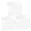 HOMSFOU 3 Sets Doodle Decorative Painting Stencils, Geometric Drawing Templates, 12 Pieces × 3 view 1