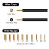 GUYTRM 10-Piece 2-Pin T-Type Cable Connectors view 3