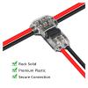 GUYTRM 10-Piece 2-Pin T-Type Cable Connectors view 4