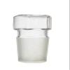 3-Piece Hexagonal Transparent Borosilicate Glass Stopper Set, Joint 10-19 view 1