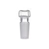 3-Piece Hexagonal Transparent Borosilicate Glass Stopper Set, Joint 10-19 view 2