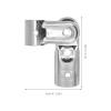 Zerodeko 2-Piece Stainless Steel L-Shaped Pipe Connectors for Handrails and Clothing Rods view 2