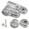 Zerodeko 2-Piece Stainless Steel L-Shaped Pipe Connectors for Handrails and Clothing Rods view 3