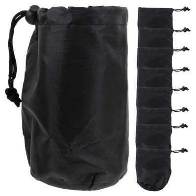 Toddmomy 12-Pc. Black Mason Jar Blackout Sleeves with Drawstrings for Hydroponics and Sprouting