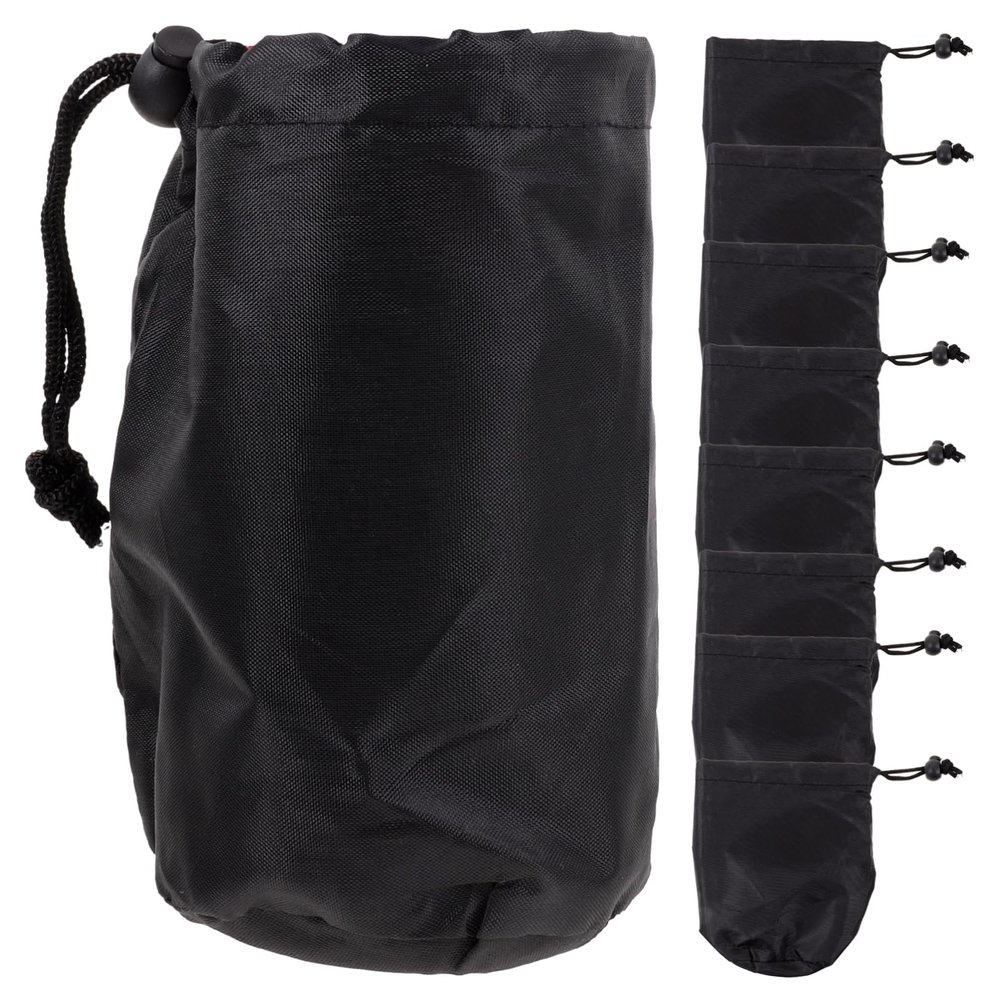 Toddmomy 12-Pc. Black Mason Jar Blackout Sleeves with Drawstrings for Hydroponics and Sprouting