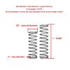 5-Piece 1.5 mm Wire Compression Springs, 18/19/20/22/25 mm OD, 15–100 mm Length view 2