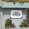 Vintage Metal Sign “Bar Mirrors for Man Cave I Love My Redneck Boyfriend,” 20 x 30 cm view 4