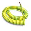 Coiled Power Cable Flex Curly Spring Cord, Single-Core 20AWG 13AWG 7AWG Grounding Cable, Telescopic Copper Core Cable (Stretches 3 Meters, 9AWG 6mm²) view 1