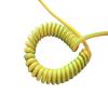 Coiled Power Cable Flex Curly Spring Cord, Single-Core 20AWG 13AWG 7AWG Grounding Cable, Telescopic Copper Core Cable (Stretches 3 Meters, 9AWG 6mm²) view 3
