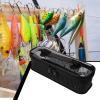 Generic Small Tackle Box | Portable Handle with Mesh Design & Fishing Backpack | Large Capacity for Trolling, Jigging, Zander, Perch & Saltwater Fishing view 3