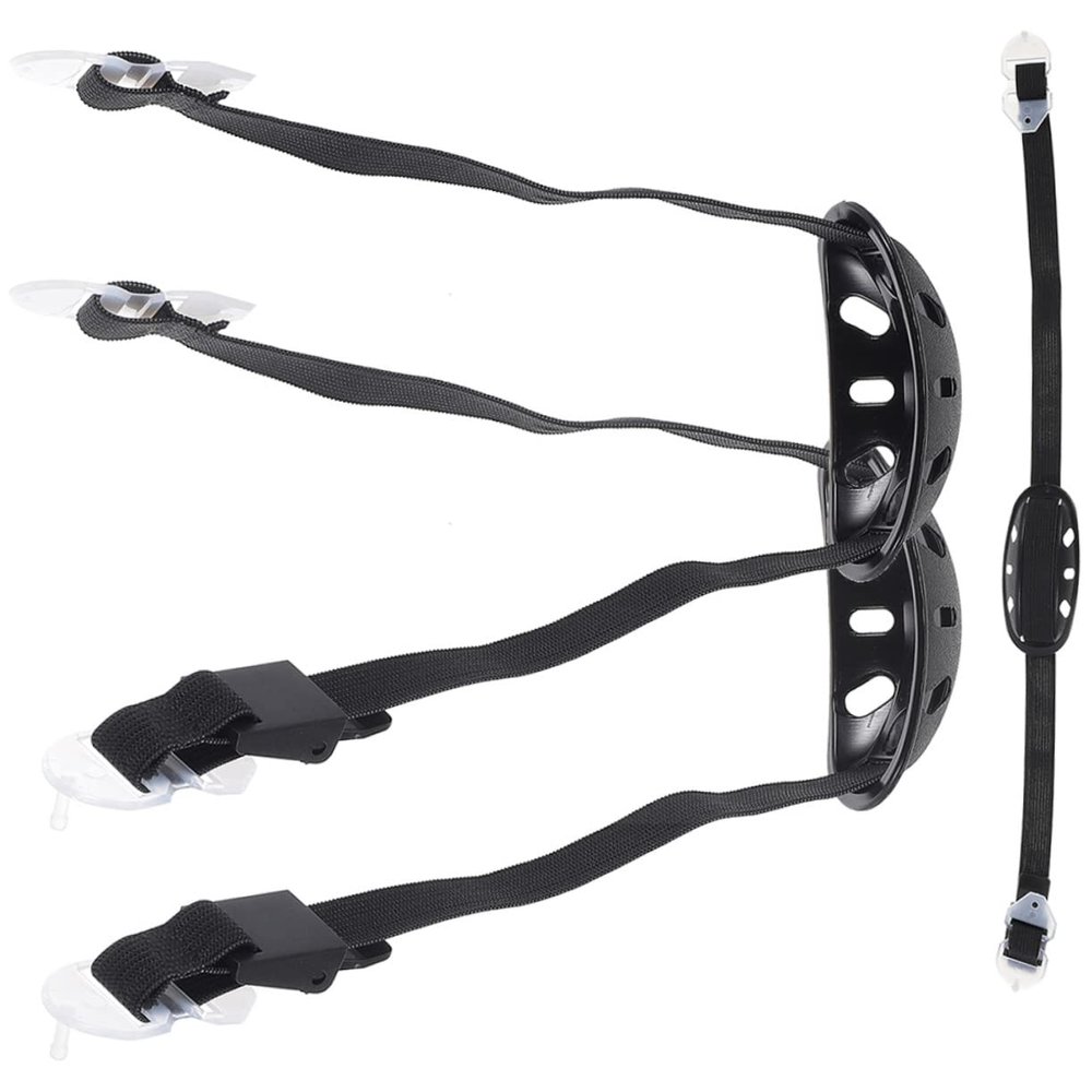 ibasenice 3-Piece Adjustable Chin Straps for Protective Helmets, Universal Polyester Strap with Elastic Safety Chip, Replacement Helmet Straps for Occupational Safety