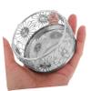 Abaodam Stainless Steel Paper Clip Holder, Small Round Desk Organizer view 4