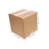 Square Brown Paper Shipping Boxes, 5-Pack for Moving view 2