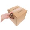 Square Brown Paper Shipping Boxes, 5-Pack for Moving view 3