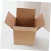 Square Brown Paper Shipping Boxes, 5-Pack for Moving view 4