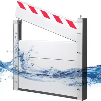 Blivysse Portable Flood Barrier, Aluminum Alloy, 150 x 100 cm