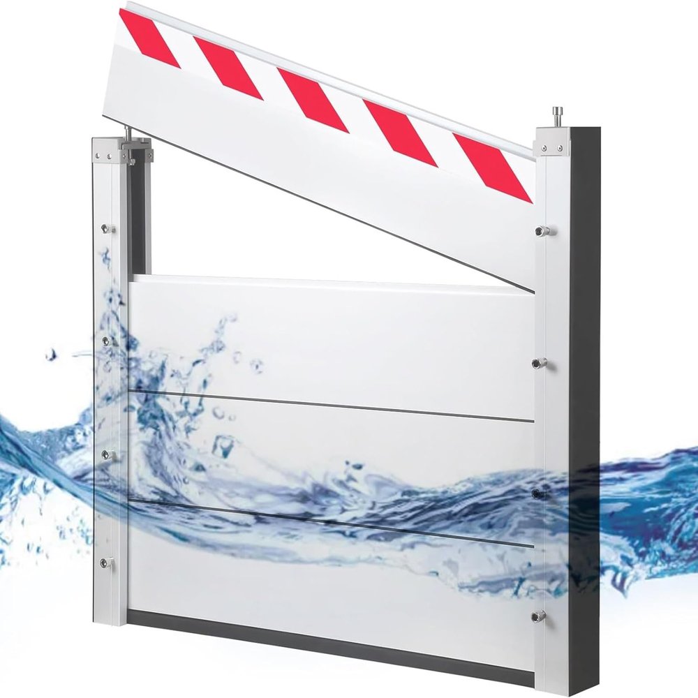 Blivysse Portable Flood Barrier, Aluminum Alloy, 150 x 100 cm