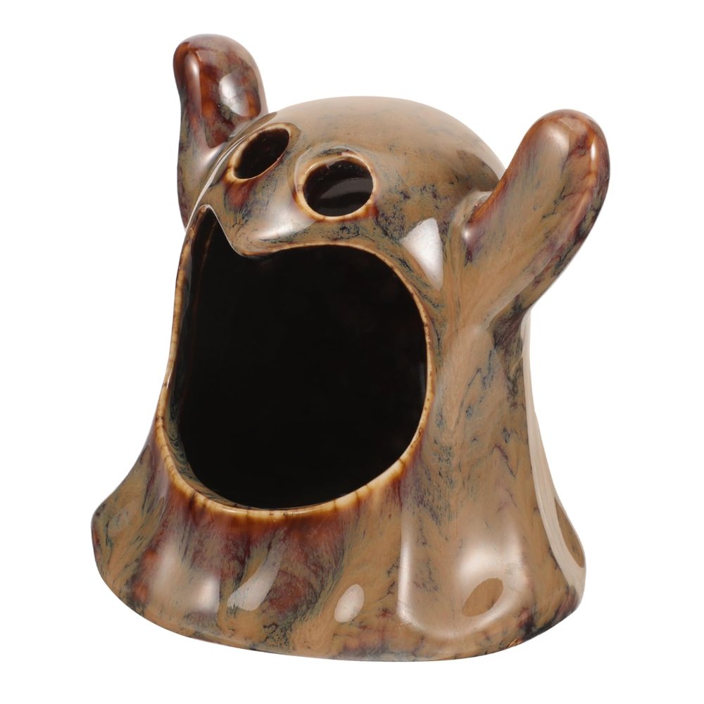 Halloween Ghost Ceramic Tealight Holder, Table Decor